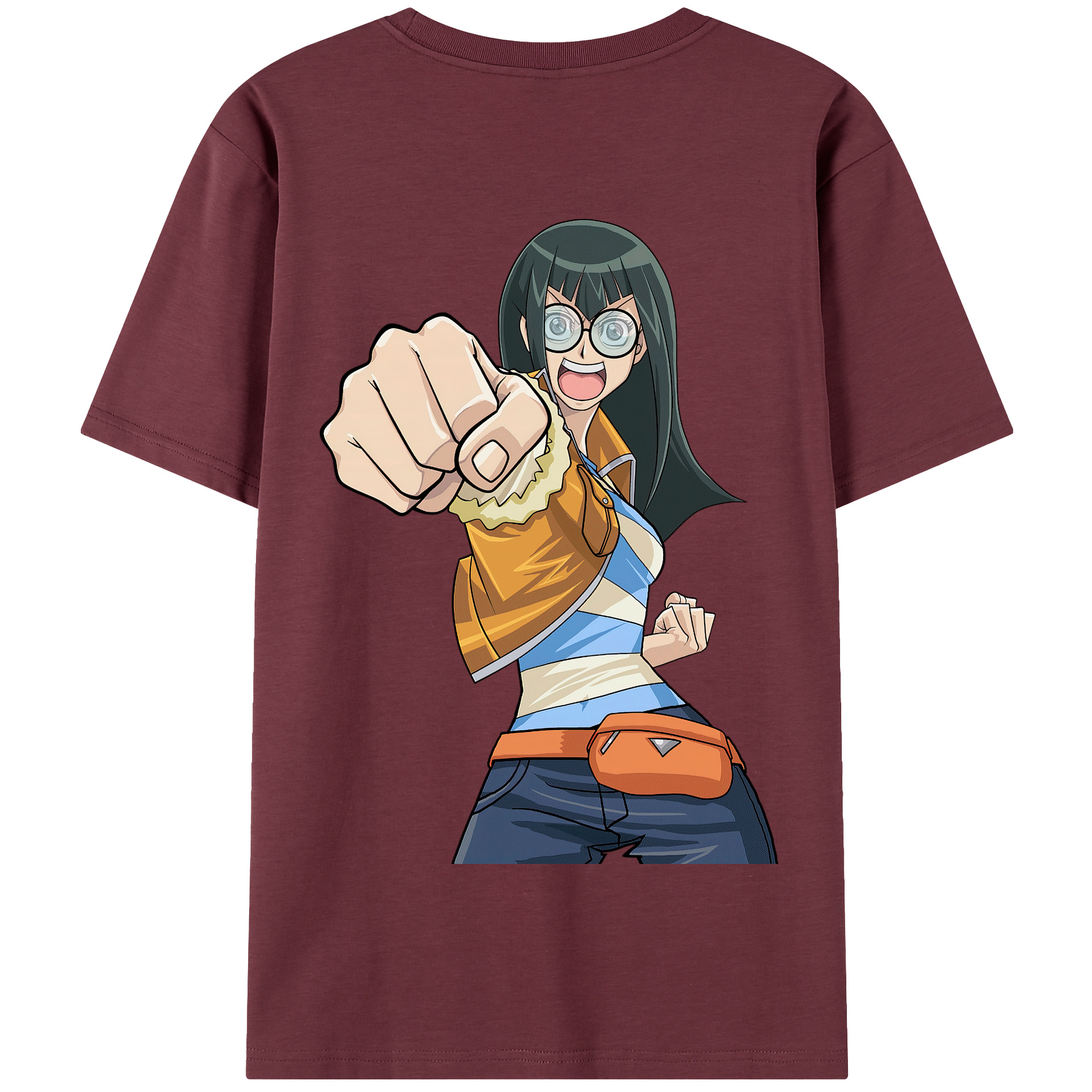 （画像用） 遊☆戯☆王 Yu-Gi-Oh! 綿100％半袖Tシャツ（背面プリント）